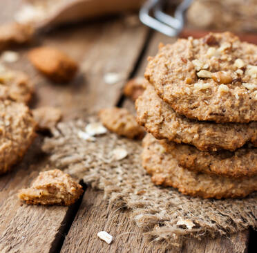 Weihnachtliche Hafercookies 